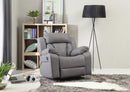 Daria Reclining Chair, Gray