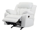Daria Reclining Chair, White