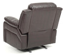 Daria Reclining Chair, Dark Brown