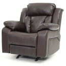 Daria Reclining Chair, Dark Brown