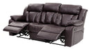 Daria 85in Sofa, Dark Brown