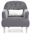 Jewel  Chair, Gray