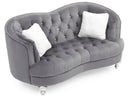 Jewel 71in LoveSeat, Gray