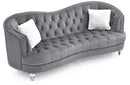 Jewel 90in Sofa, Gray
