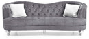 Jewel 90in Sofa, Gray