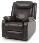 Ward Reclining Chair, Dark Brown