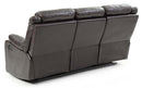 Ward 76in Reclining Sofa, Dark Brown