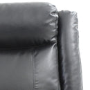 Ward 55in Reclining Loveseat, Black