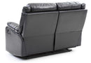 Ward 55in Reclining Loveseat, Black