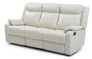 Ward 76in Reclining Sofa, Pearl