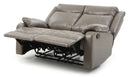 Ward 55in Reclining Loveseat, Gray