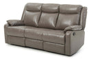Ward 76in Reclining Sofa, Gray