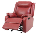 Ward Reclining Chair, Red