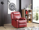 Ward Reclining Chair, Red