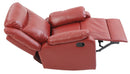 Ward Reclining Chair, Red