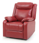 Ward Reclining Chair, Red