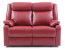 Ward 55in Loveseat, Red