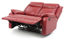 Ward 55in Reclining Loveseat, Red