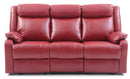 Ward 76in Sofa, Red