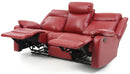 Ward 76in Reclining Sofa, Red