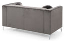 Pompano 62in Loveseat, Dark Gray