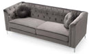Pompano 83in Sofa, Dark Gray