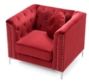 Pompano  Chair, Burgundy