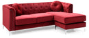 Pompano 83in Sofa, Burgundy