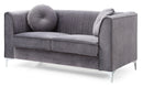 Delray 65in Loveseat, Gray