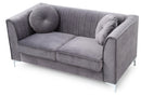 Delray 65in Loveseat, Gray
