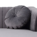 Delray 75in Sofa, Gray