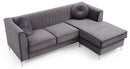 Delray 75in Sofa, Gray
