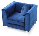 Delray  Chair, Navy Blue