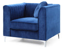 Delray  Chair, Navy Blue