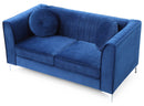 Delray 65in Loveseat, Navy Blue
