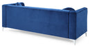 Delray 87in Sofa, Navy Blue
