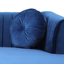 Delray 75in Sofa, Navy Blue