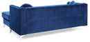Delray 75in Sofa, Navy Blue