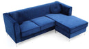 Delray 75in Sofa, Navy Blue