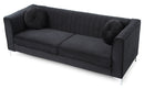 Delray 87in Sofa, Black