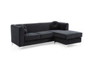 Delray 75in Sofa, Black