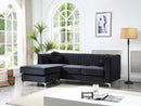 Delray 75in Sofa, Black
