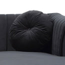 Delray 75in Sofa, Black