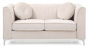 Delray 65in Loveseat, Ivory