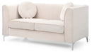 Delray 65in Loveseat, Ivory