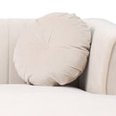 Delray 75in Sofa, Ivory