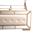 Hollywood Queen Box Spring Bed, Pearl