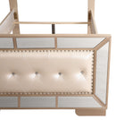 Hollywood Twin Box Spring Bed, Pearl