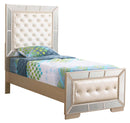 Hollywood Twin Box Spring Bed, Pearl