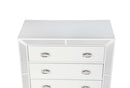 Hollywood 5-Drawers Chest, Pearl